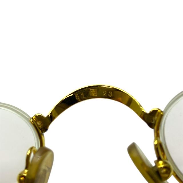 カルティエ Cartier ヴィンテージ サングラス ハーフリム ゴールド Cartier カルティエ ヴィンテージ 眼鏡フレーム ハーフリム