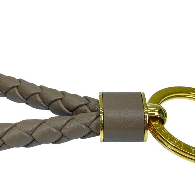 BOTTEGA VENETA ブラウン レザー キーホルダー・キーリング ボッテガヴェネタ BOTTEGA VENETA キーリング キーホルダー