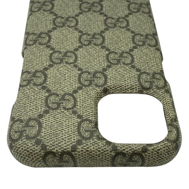 GUCCI グッチ オフディア アイフォンケース スマホケース 763787 iPhone15 GGスプリーム バンパー ベージュ ブラウン | GUCCI | 02