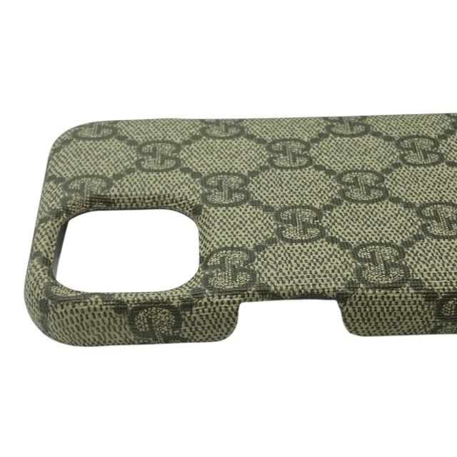 GUCCI グッチ オフディア アイフォンケース スマホケース 763787 iPhone15 GGスプリーム バンパー ベージュ ブラウン | GUCCI | 04