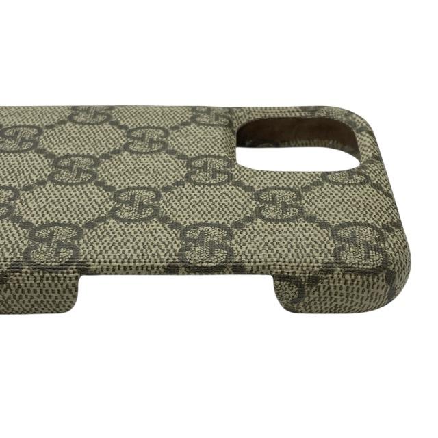 GUCCI グッチ オフディア アイフォンケース スマホケース 763787 iPhone15 GGスプリーム バンパー ベージュ ブラウン | GUCCI | 05