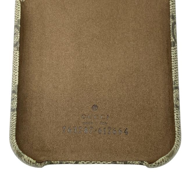 GUCCI グッチ オフディア アイフォンケース スマホケース 763787 iPhone15 GGスプリーム バンパー ベージュ ブラウン | GUCCI | 07