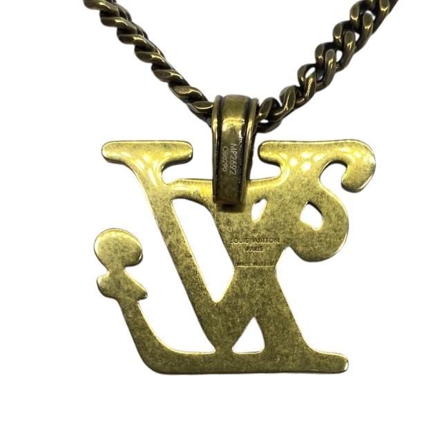 LOUIS VUITTON ルイヴィトン ネックレス×NIGO ニゴMP2692 Louis Vuitton Necklace NIGO Collaboration Collier Squared LV