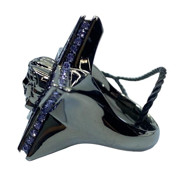 VERSACE 【未使用】VERSACE ヴェルサーチ スター リング 指輪