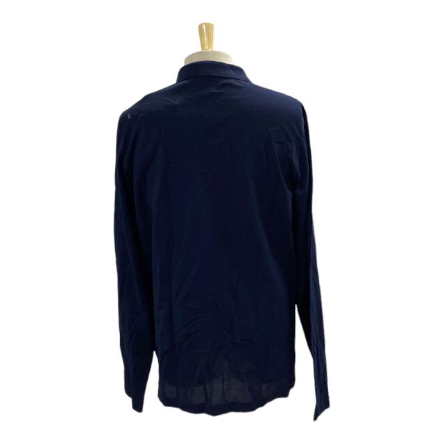 【本日限定価格】PRADA ネイビー 長袖ポロシャツ Sサイズ Prada ロングスリーブ ポロシャツ | ブルー | FARFETCH JP