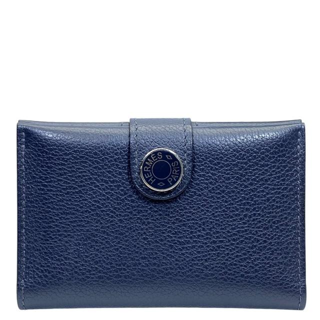 m*a様 HERMES エルメス カードケース RMS ブルーインディゴ メンズ HERMES エルメス R.M.Sカードケース 名刺入れ パスケース 二