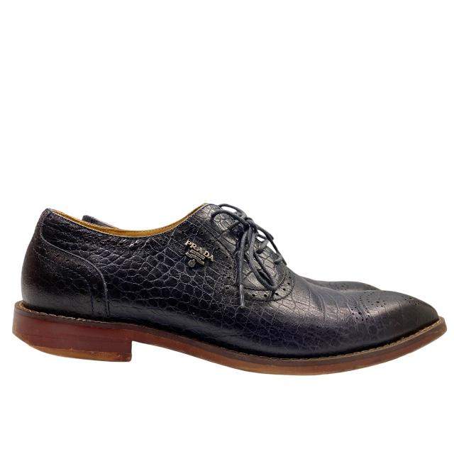PRADA ネイビー ドレスシューズ