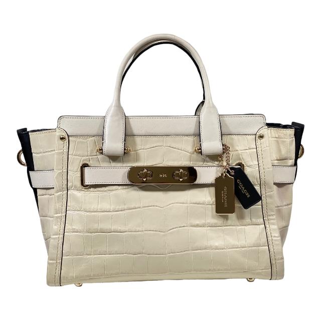 COACH コーチ スワッガー 2WAY キャリーオール ショルダーバッグ