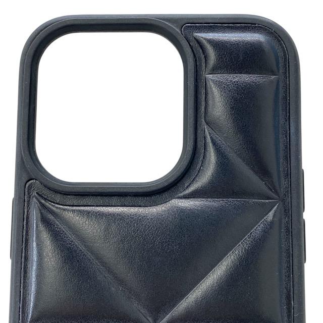 プラダ iPhone 14 Pro パデッドケース アイフォンケース スマホケース ロゴプレート キルティングレザー NERO ブラック PRADA | PRADA | 06