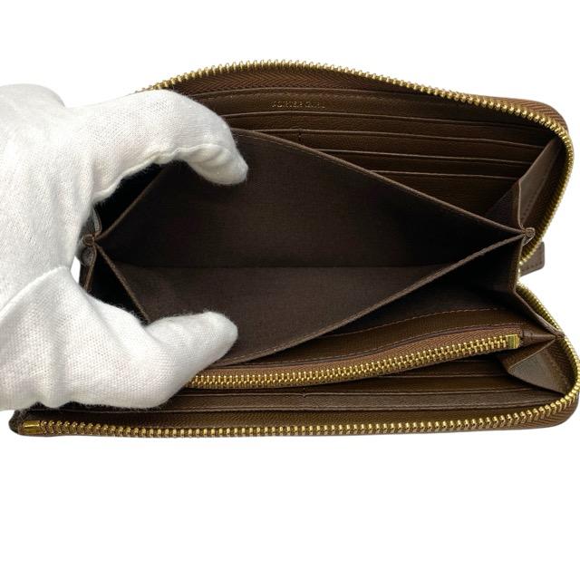 現行 ポーター 109-03818 財布 長財布 ロングウォレット L字ファスナー ジップ  レザー ゴート ベージュ PORTER / PORTER GIRL GEM | PORTER GIRL | 06