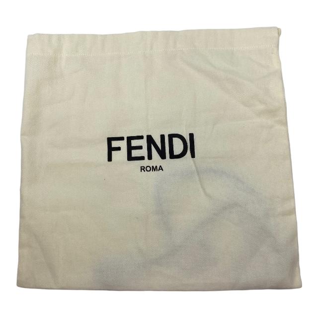 フェンディ FFロゴ ポーチ クラッチバッグ レザー ナイロン-