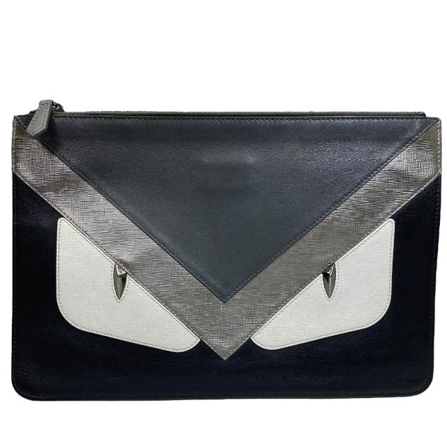 FENDI フェンディ 7N0078 モンスター クラッチバッグ バッグバグズ 