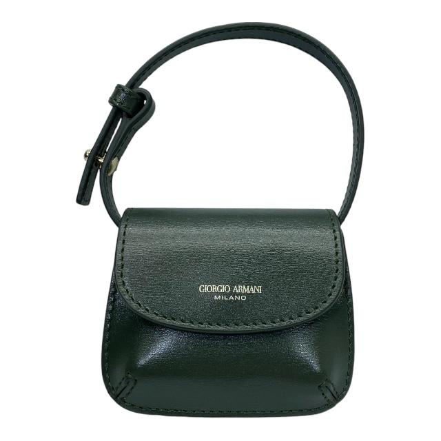 【極美品】GIORGIO ARMANI チャーム ストラップ バッグチャーム GIORGIO ARMANI ジョルジオアルマーニ チャーム ストラップ バッグ