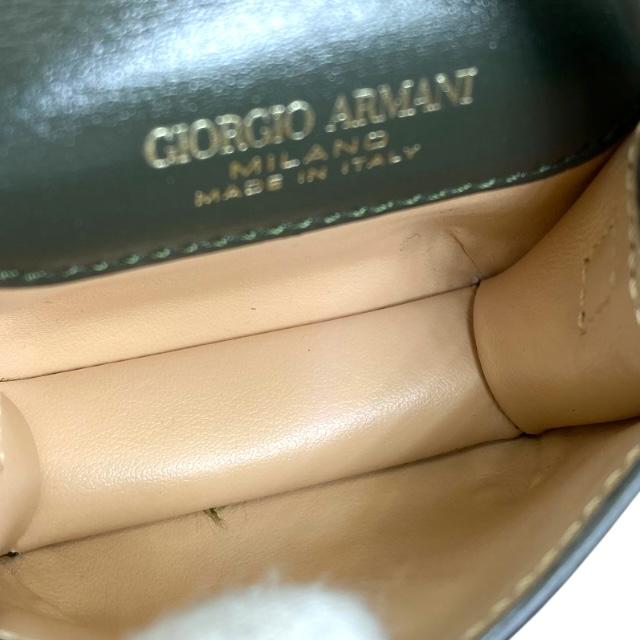 【極美品】GIORGIO ARMANI チャーム ストラップ バッグチャーム GIORGIO ARMANI ジョルジオアルマーニ チャーム ストラップ バッグ
