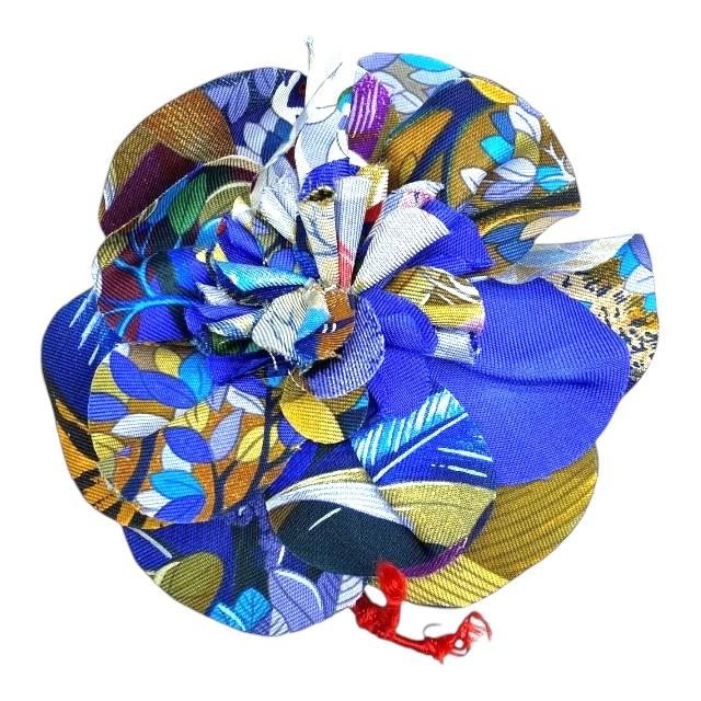 HERMES エルメス ブローチ コサージュ アクセサリー 小物 総柄