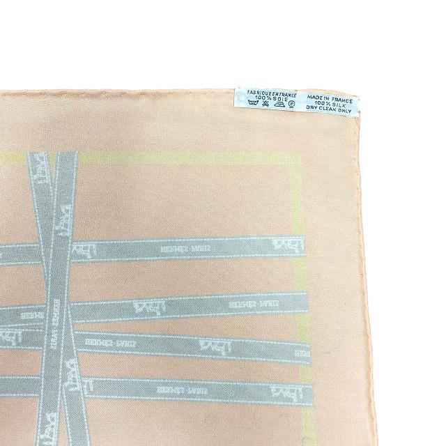 HERMES 【美品】HERMES エルメス カレ45 ボルデュックリボン