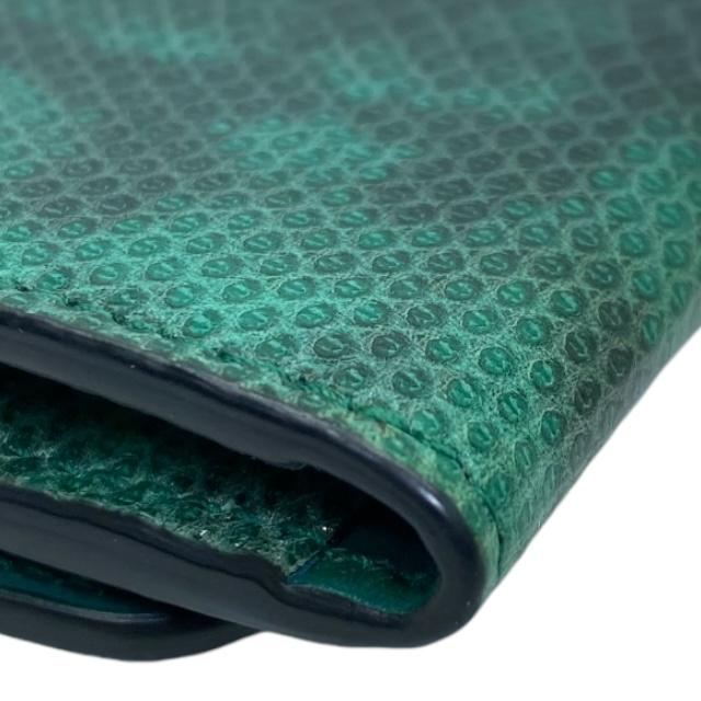 BVLGARI（ブルガリ） リザード カードケース 名刺入れ パスケース 二