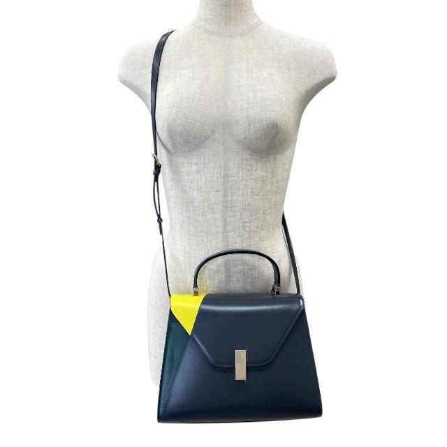 Valextra レザー ショルダーバッグ パーティ 2way Valextra（ヴァレクストラ） イジィデ レザー 2WAYハンドバッグ マルチ