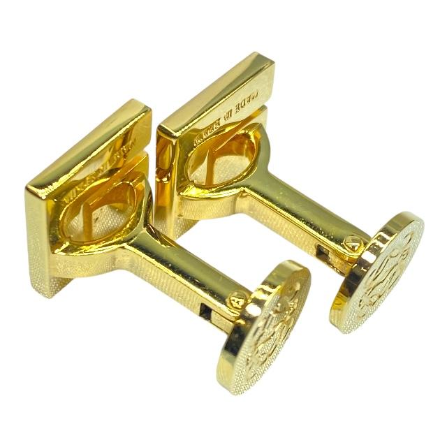 LOEWE／ロエベ　カフリンクス　カフス　ゴールド LOEWE ロエベ カフス カフスリンクス カフスボタン アクセサリー
