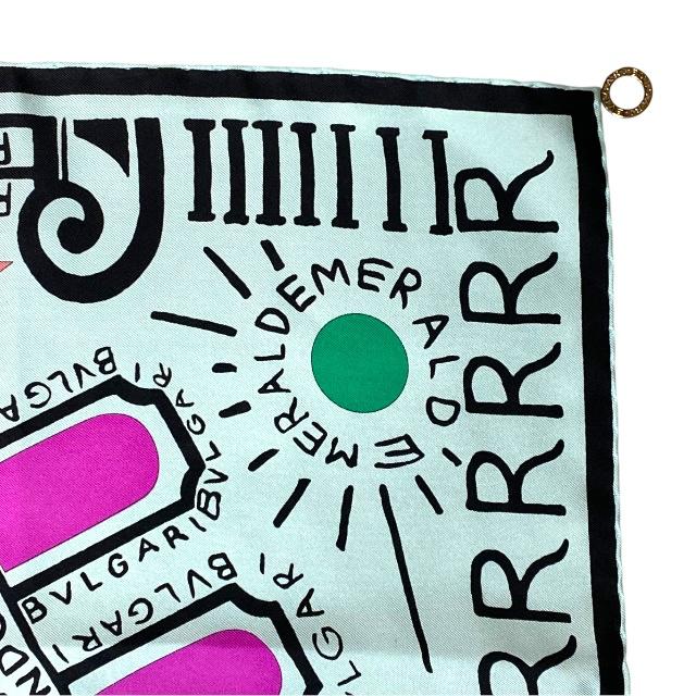 ブルガリBVLGARI スカーフ 美品 bvlgari5880.jpg