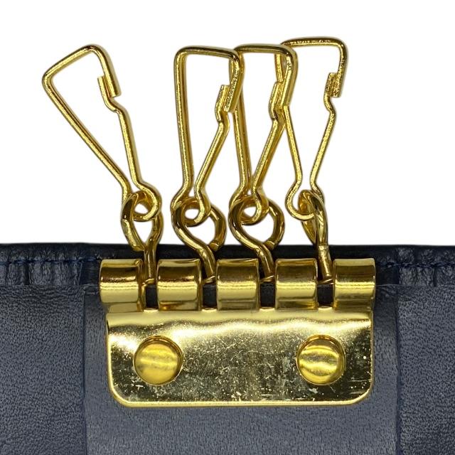 ティファニー　トヨタ　コラボ　キーケース　キーホルダー　レザー　希少　新品　美品 TIFFANY&Co.（ティファニー） 4連 キーケース キーリング TOYOTA