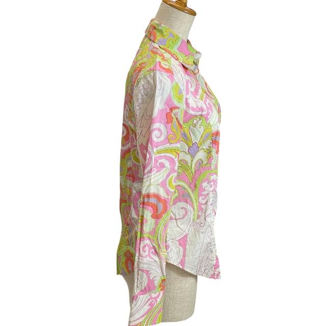 ETRO エトロ Yシャツ ワイシャツ 長袖シャツ ストライプ ゼブラ