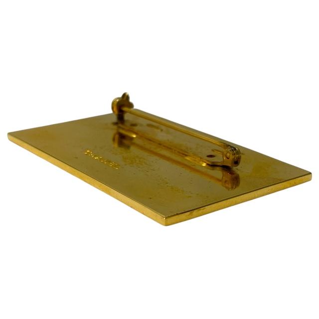 CHANEL（シャネル） ブローチ ピンブローチ ロゴ プレート