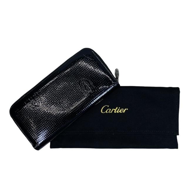 カルティエ ハッピーバースデー ブラックエナメル長財布 楽天市場】【財布】Cartier カルティエ ハッピーバースデー