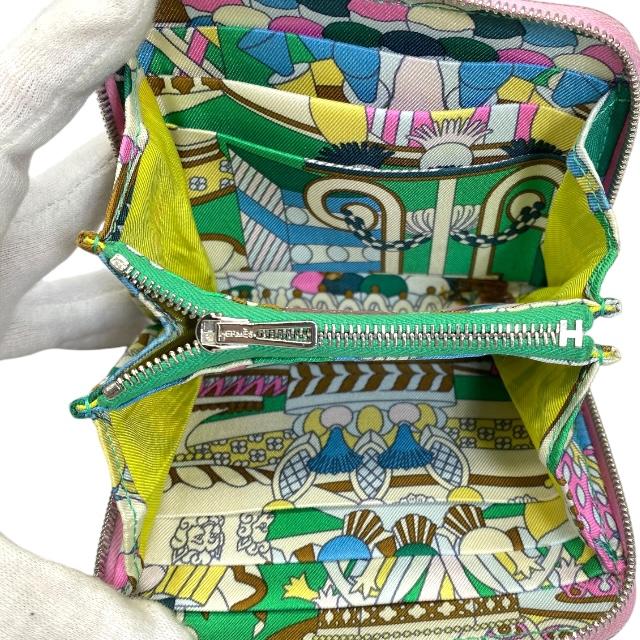 HERMES エルメス アザップ シルクインコンパクト ローズコンフェッティ