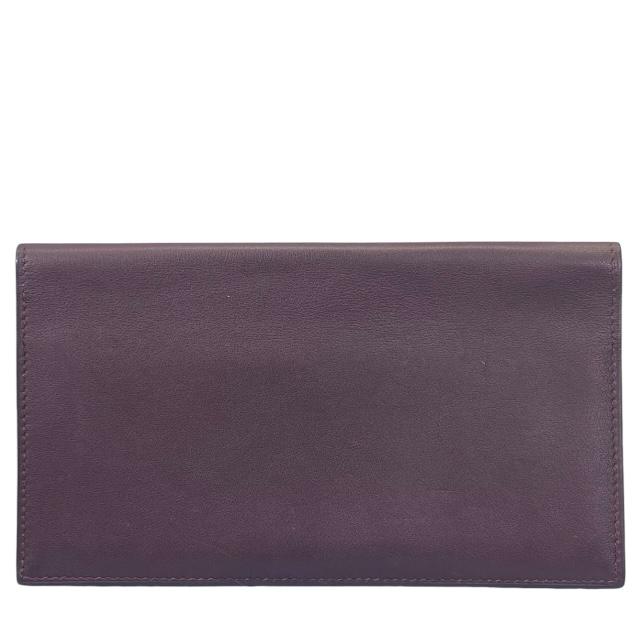Hermes ヘルメス長財布 ブラウン シチズン ツイルロング メンズ二つ折り