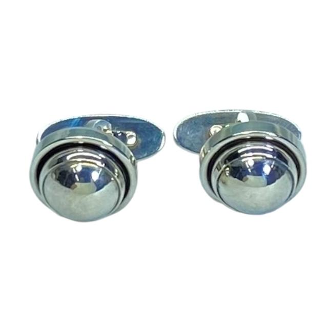 ジョージジェンセン　カフスボタン Georg Jensen - 美品 ジョージジェンセン カフスボタン 91 シルバー 11