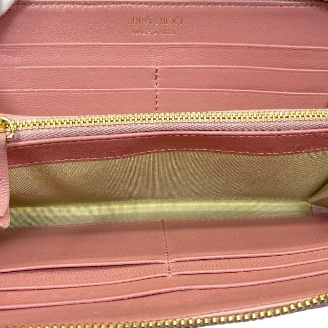 JIMMY CHOO 長財布 クロコ型押し レッド 若干使用感あり JIMMY CHOO 長財布 クロコ型押し レッド 使用感あり 小物