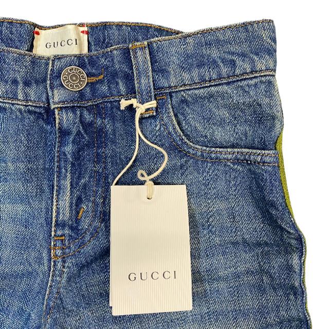 未使用】GUCCI グッチ パンツ ジーンズ ズボン キッズ 子供服 デニム 