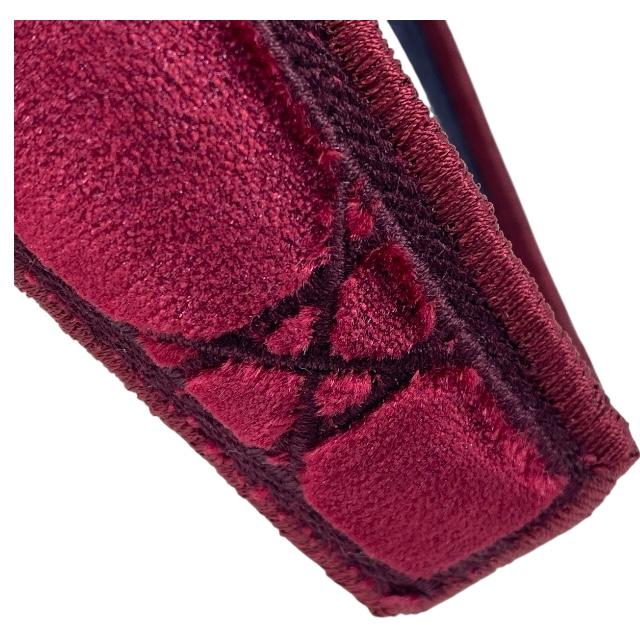 Dior バーガンディ カチューシャ Christian Dior（クリスチャン・ディオール） 美品 カナージュ