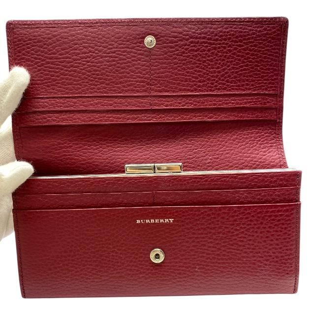 Burberry バーバリー　ノバチェック　長財布　がま口 BURBERRY（バーバリー） ノバチェック がま口 長財布 財布 二つ折り