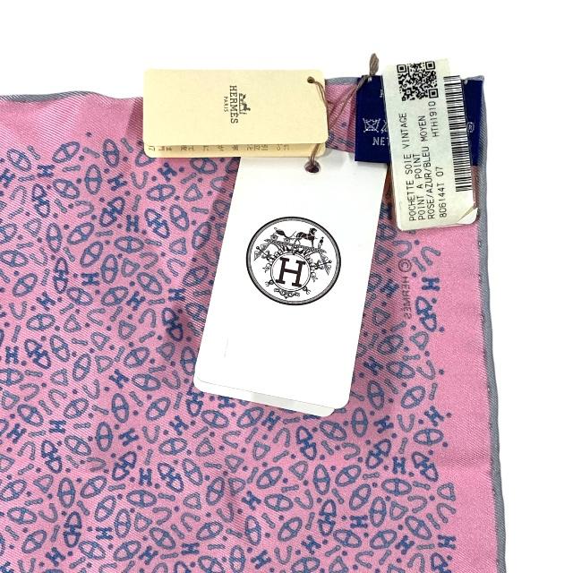 未使用】HERMES エルメス カレ45 ハンカチ ハンカチーフ スカーフ 小物 