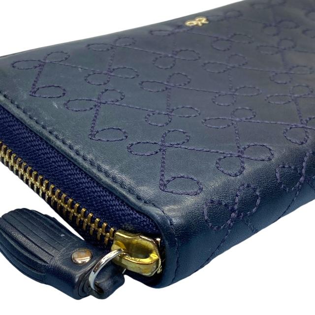 ANYA HINDMARCH アニヤハインドマーチ 財布 長財布 リボン柄 ANYA HINDMARCH アニヤハインドマーチ 財布 長財布 リボン柄