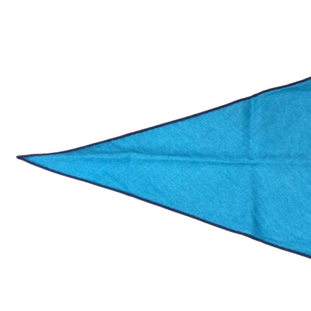 【美品】HERMES エルメス ロザンジュ 三角スカーフ シルク100% HERMES（エルメス） スカーフ ロザンジュ ミニ LOSANGE カシミヤ