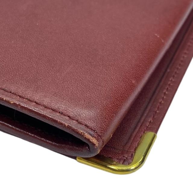 美品⭐︎Cartier 長財布　二つ折り財布 マストライン 保管箱有り Cartier カルティエ マストライン 財布 長財布 ロングウォレット