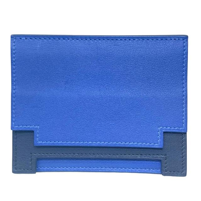 HERMES（エルメス） ミュルチプリ ヴォースイフト パスケース ネイビー