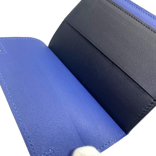 HERMES（エルメス） ミュルチプリ ヴォースイフト パスケース ネイビー