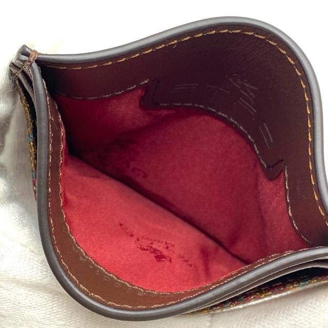 未使用品 エトロ MP2E0001-AA012 カードケース パスケース 名刺入れ ペガサス 刺繍 ペイズリー タグ レザー ブラウン ETRO | ETRO | 04