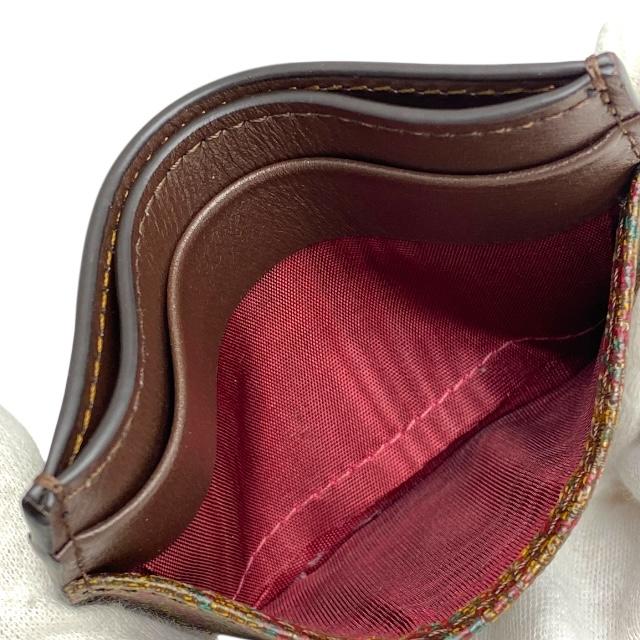 未使用品 エトロ MP2E0001-AA012 カードケース パスケース 名刺入れ ペガサス 刺繍 ペイズリー タグ レザー ブラウン ETRO | ETRO | 07