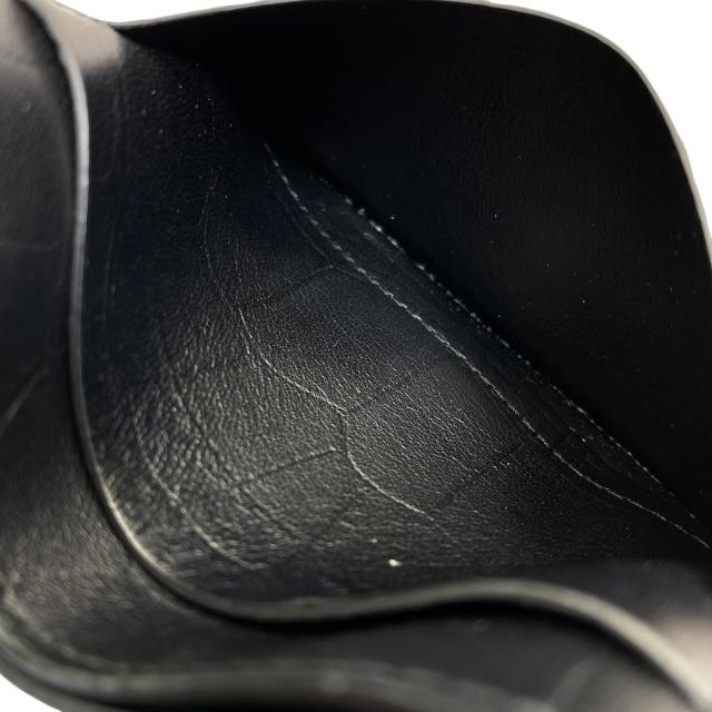 値下げ交渉あり！Balenciaga ブラック レザー カードケース バレンシアガ BALENCIAGA BALENCIAGA カードケース 655684 1IZI3