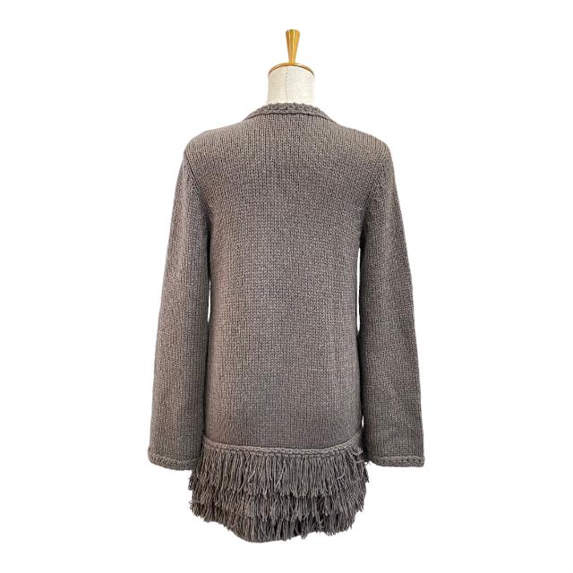 FOXEY フォクシー 27593KACFA103MK シュナウザーコート フリンジ  