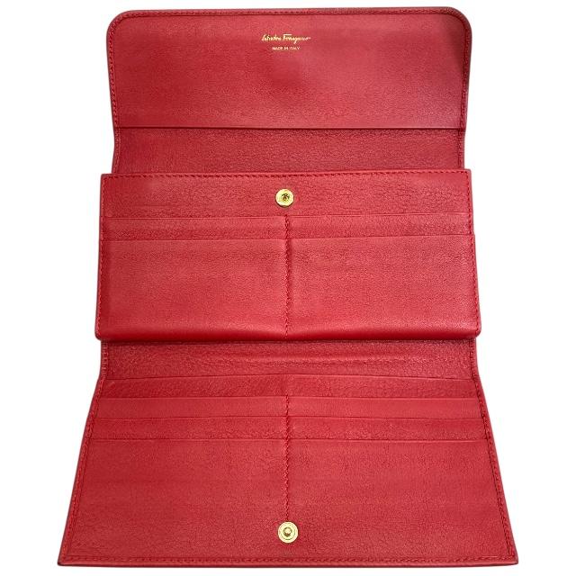 FERRAGAMO（フェラガモ） 長財布 財布 ガンチーニ 三つ折り財布 折財布