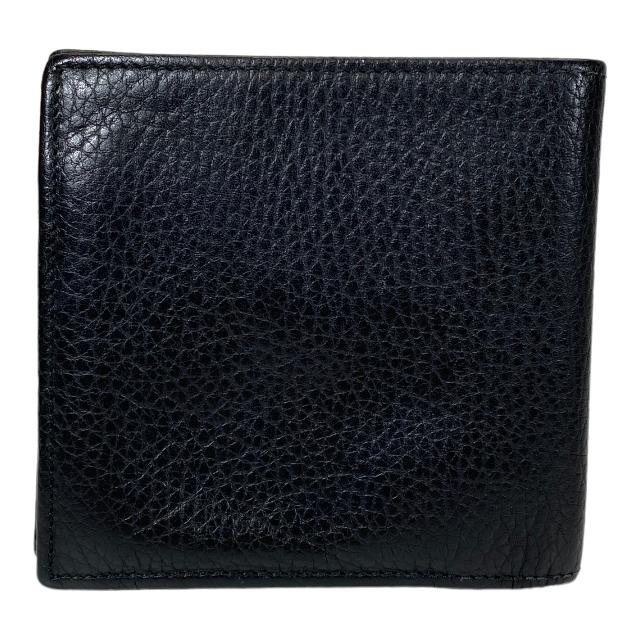 GUCCI グッチ 150412 二つ折り 財布 レザー ブラック メンズ : 0927 