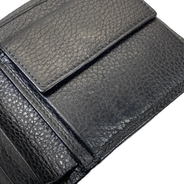 GUCCI グッチ 150412 二つ折り 財布 レザー ブラック メンズ : 0927 