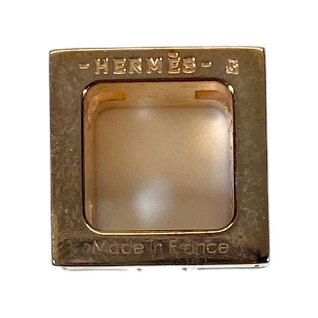 HERMES エルメス カージュドアッシュ ペンダントトップ Hロゴ ゴールド