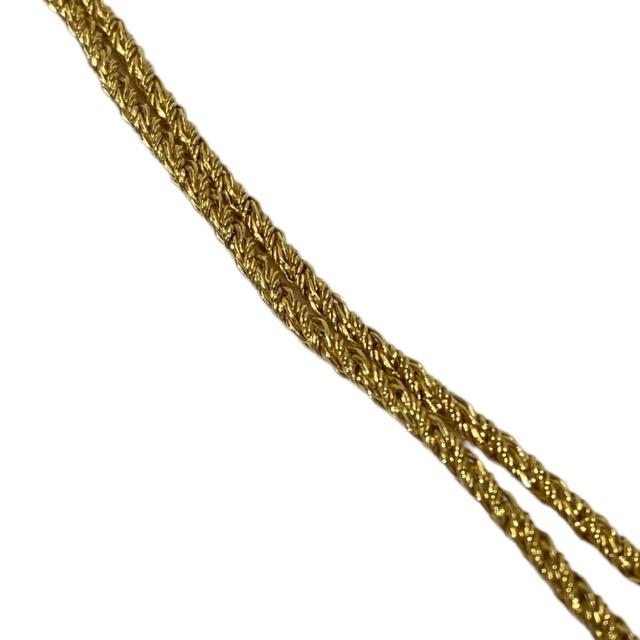 Christian Dior ディオール ブレスレット シンプル ロープ チェーン アクセサリー ゴールド